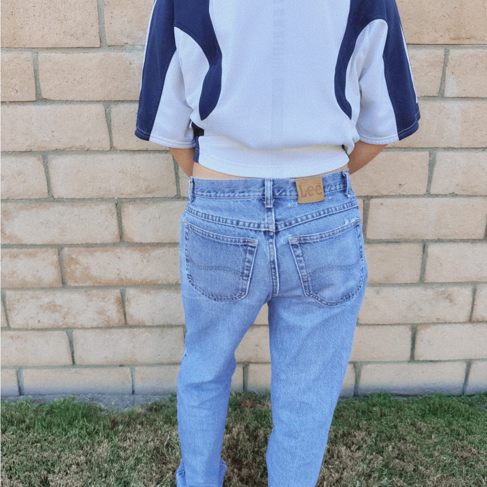 Lee Light Blue Denim Jeans - Picture 9 of 14